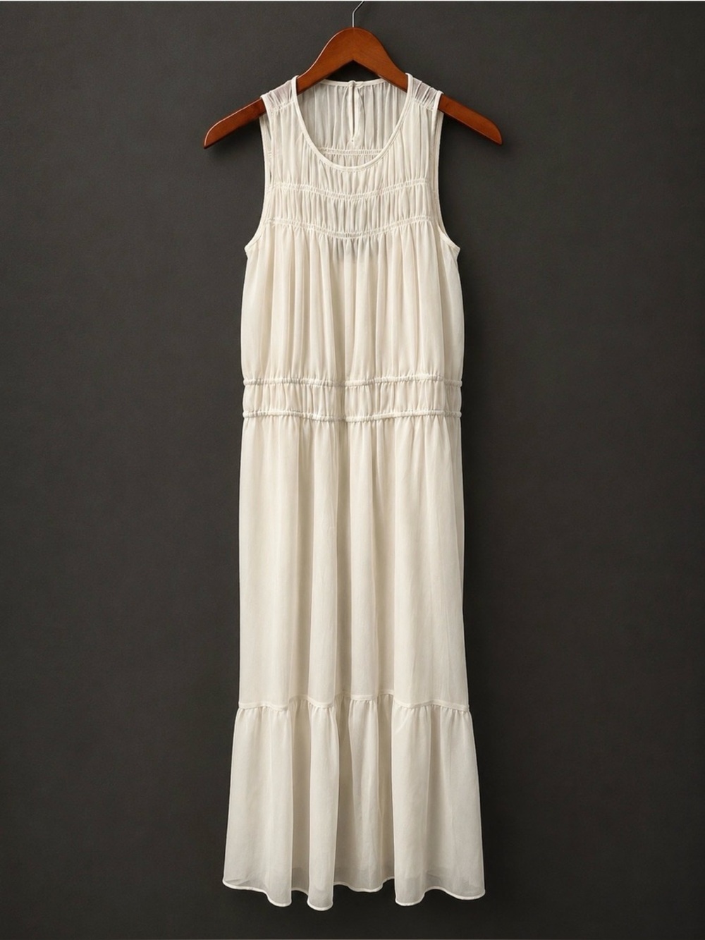 A New Day Cream Sleeveless Maxi Dress – Size Small NWT - Picture 2 of 2